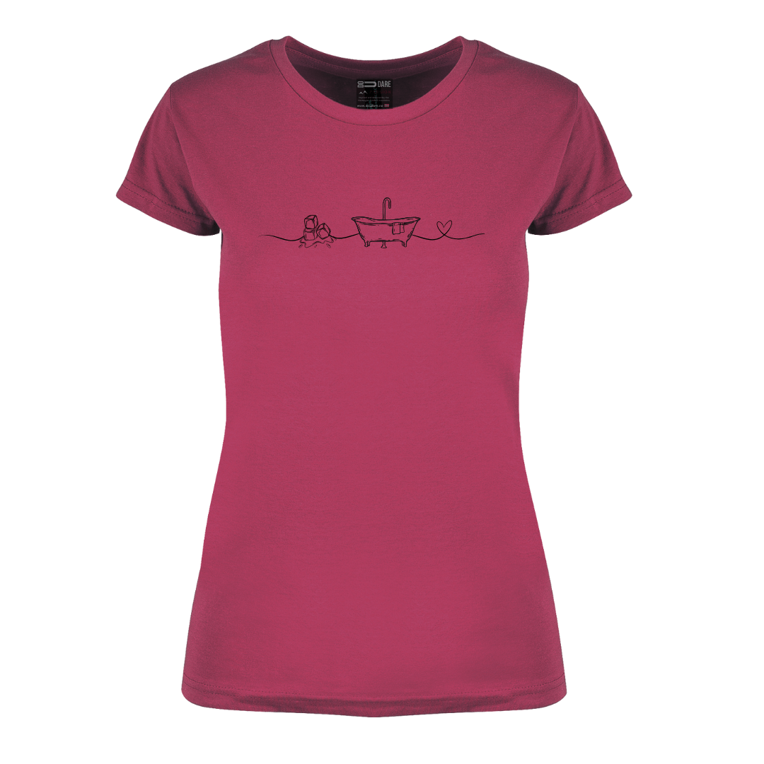 I Love Ice Bath Tee dame - DoUdare