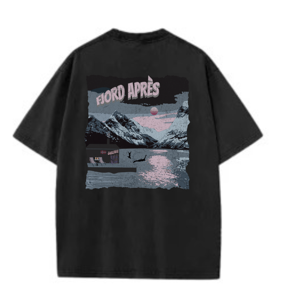 Apres Ski - Unisex washed ski tee - NYHET! - DoUdare