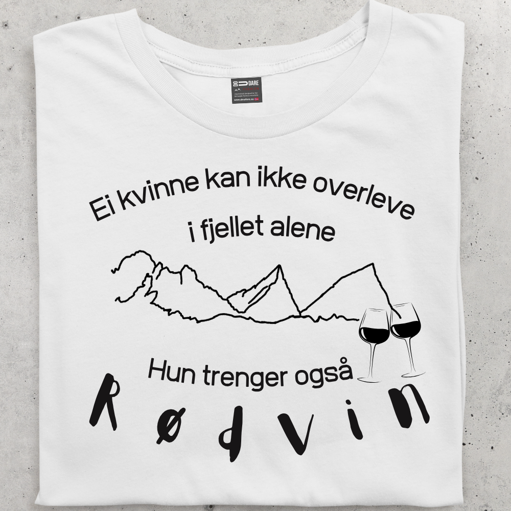 Rødvin Tee - unisex - DoUdare