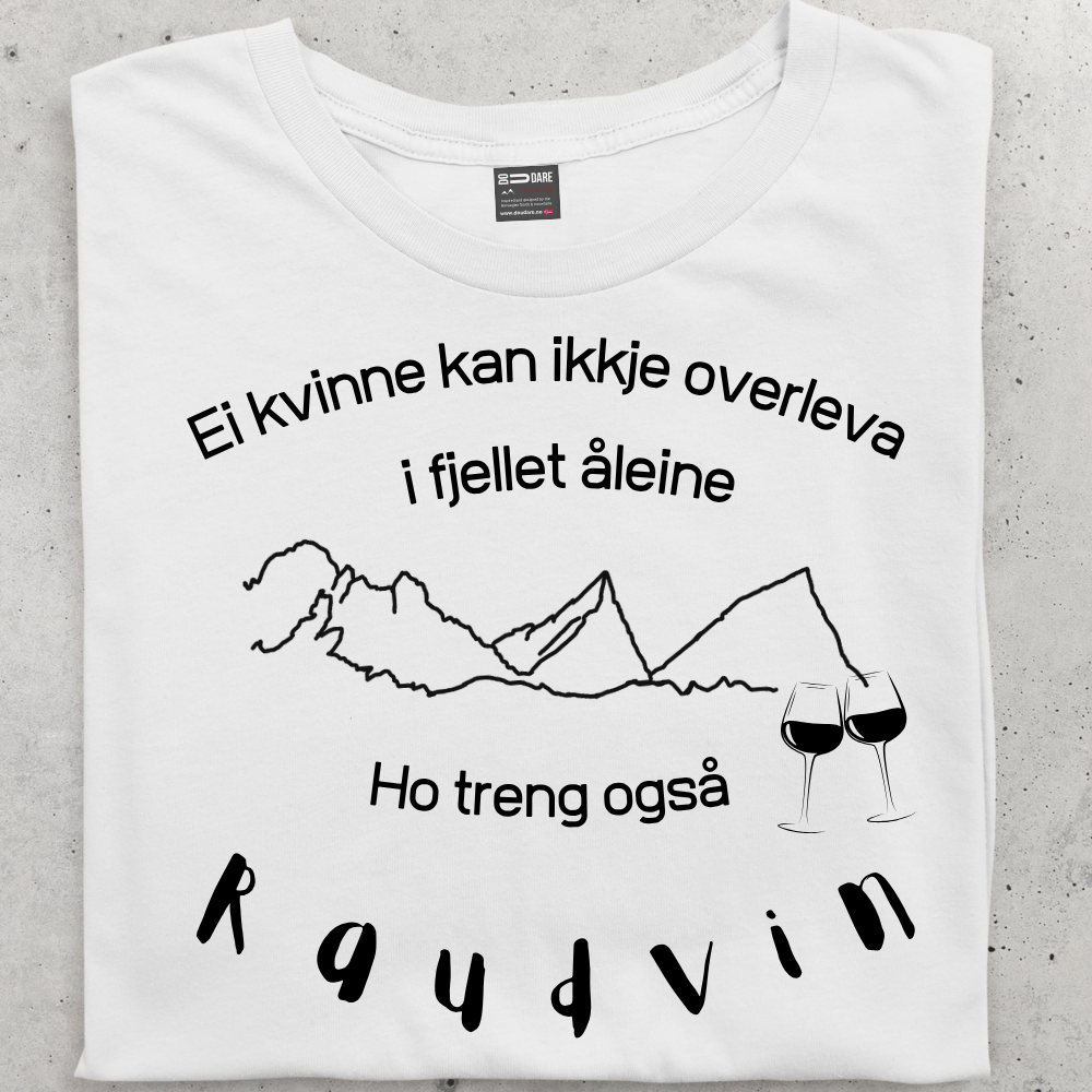 Rødvin Tee - unisex - DoUdare