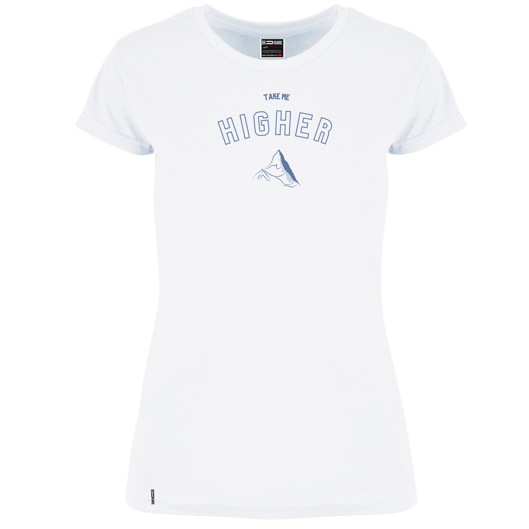 Take me Higher Dame t-skjorte i økologisk bomull - DoUdare