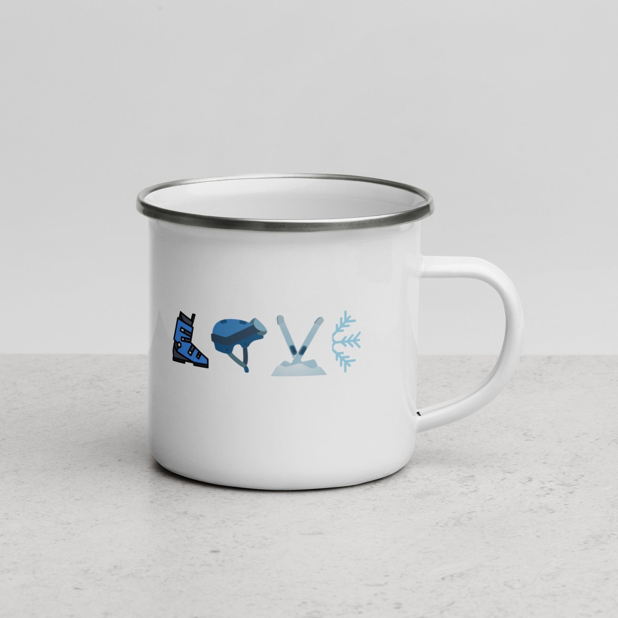 LOVE Skikopp Retrokopp emaljekopp - DoUdare