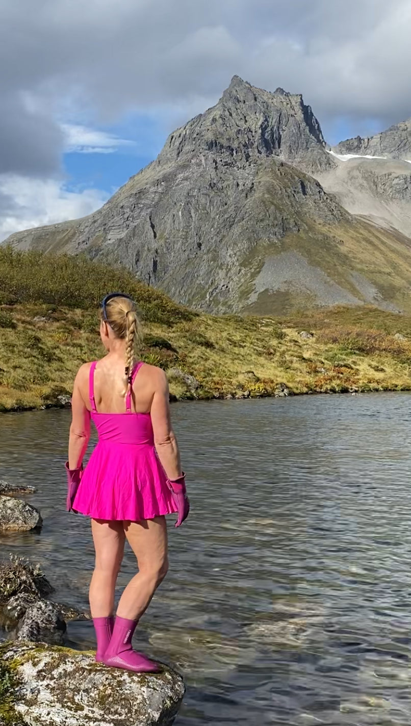 Marilyn Badekjole Rosa LOW CUT - Fjord Vibes - DoUdare