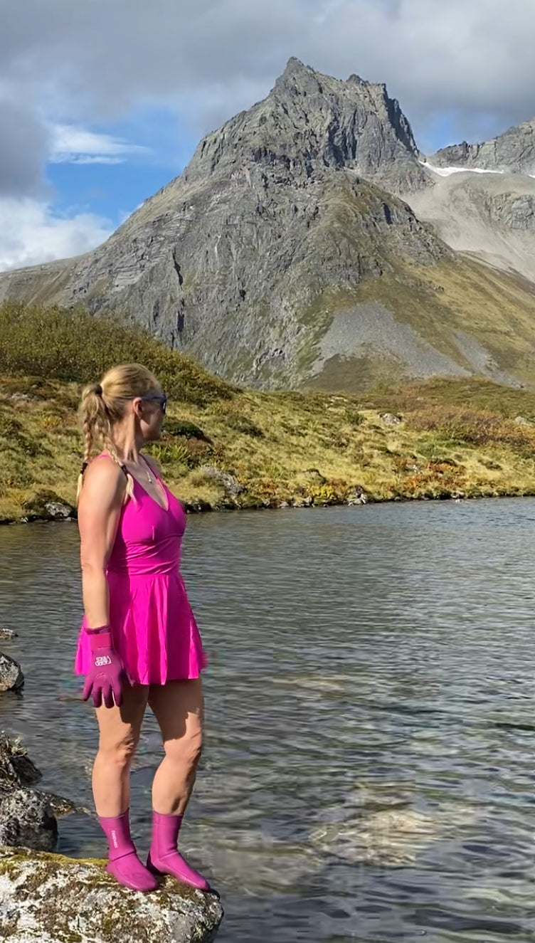 Marilyn Badekjole Rosa LOW CUT - Fjord Vibes - DoUdare