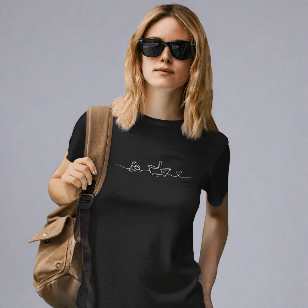 I Love Ice Bath Tee dame - DoUdare