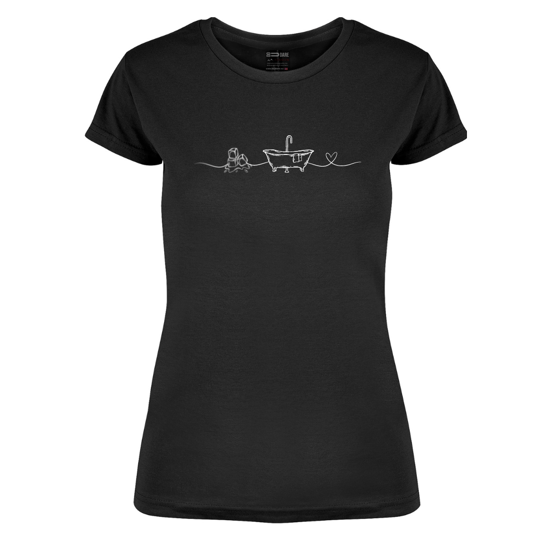 I Love Ice Bath Tee dame - DoUdare