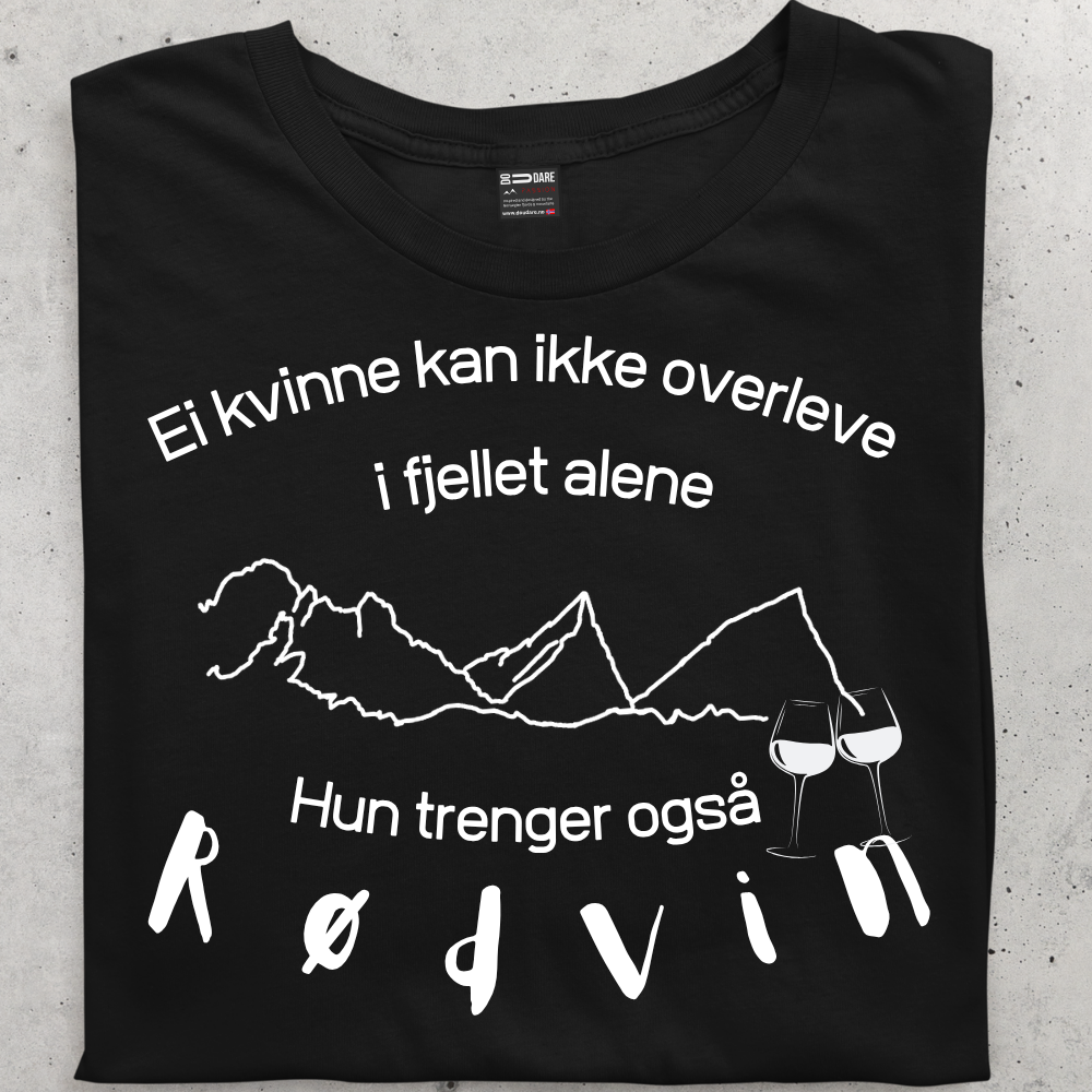 Rødvin Tee - unisex - DoUdare