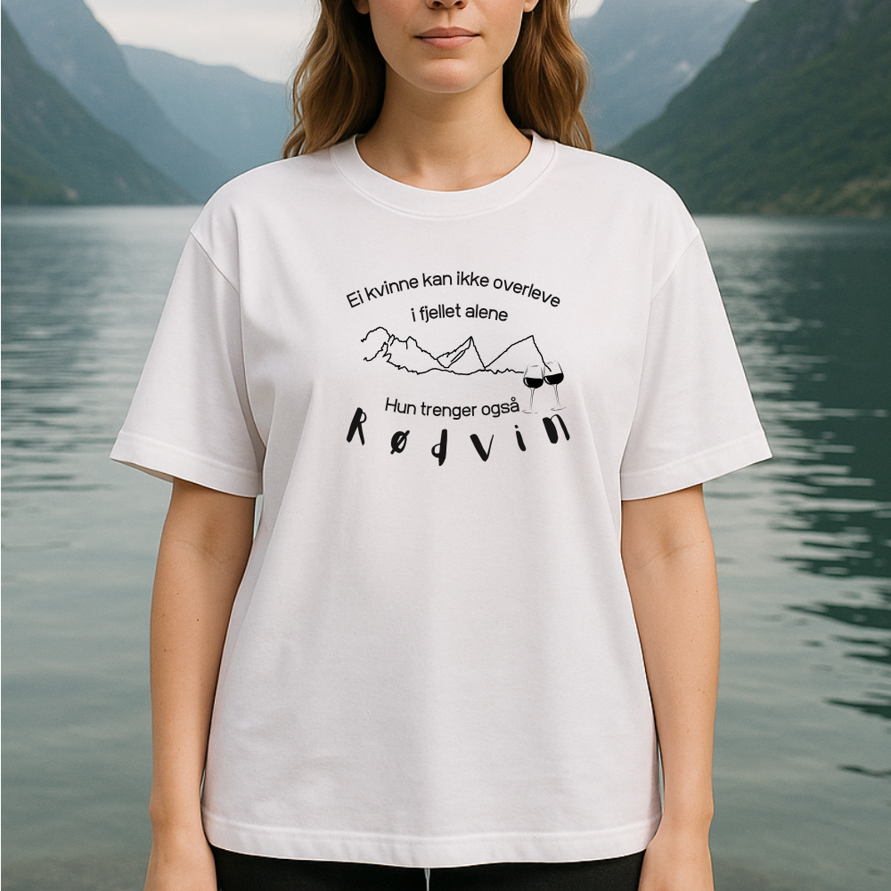 Rødvin Tee - unisex - DoUdare