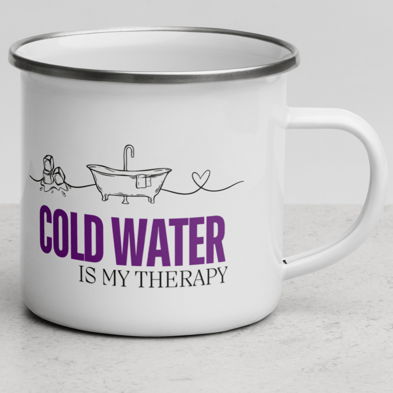 Cold Water Therapy Isbading turkopp Lavendel - DoUdare