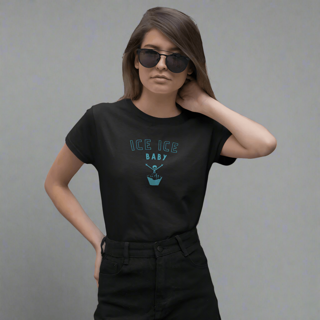 Ice Ice baby Isbading tee - dame - DoUdare